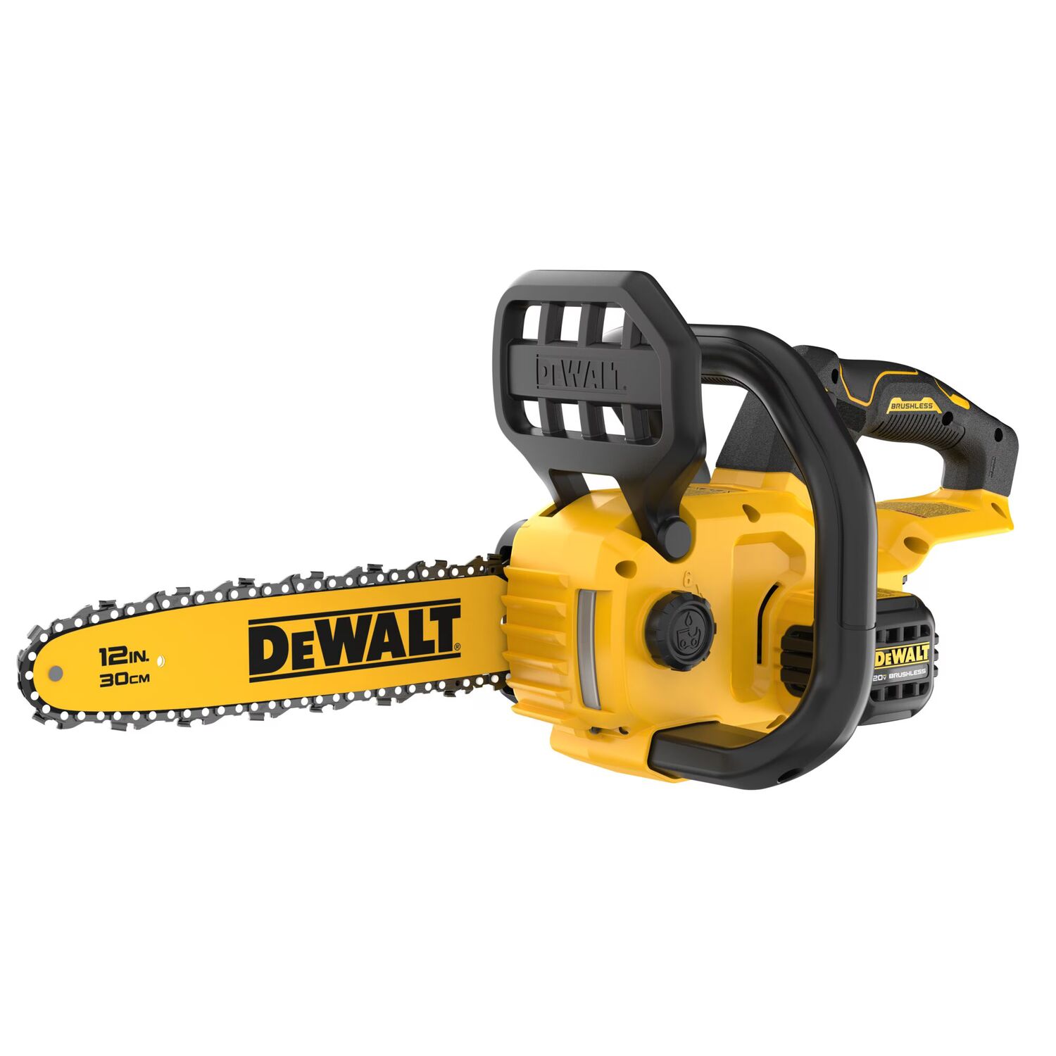 DEWALT 20-V Max 12 in. Battery Powered Compact Brushless Chainsaw (Tool Only)
