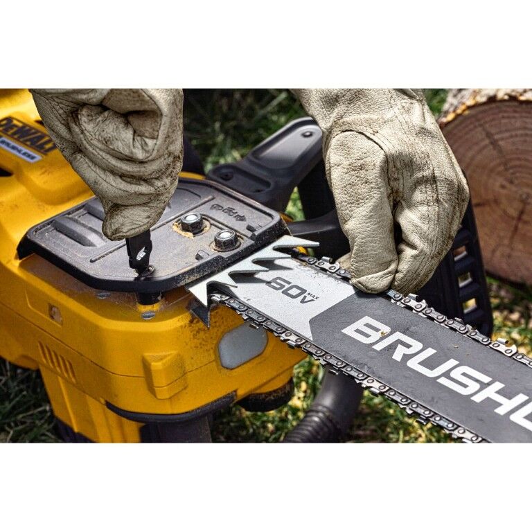 DEWALT 60-V Max 20 in. Battery Powered Brushless Chainsaw (Tool Only)