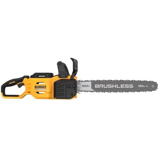 DEWALT 60V Max Brushless Cordless Chainsaw (Tool Only), 20-In