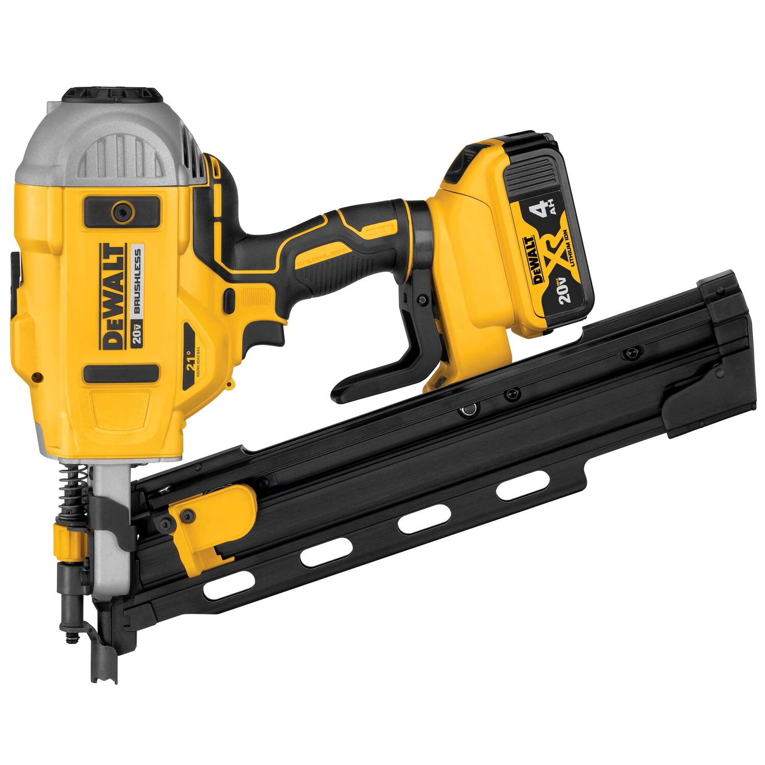 DEWALT 20-V Max 21° Plastic Collated Framing Nailer Kit