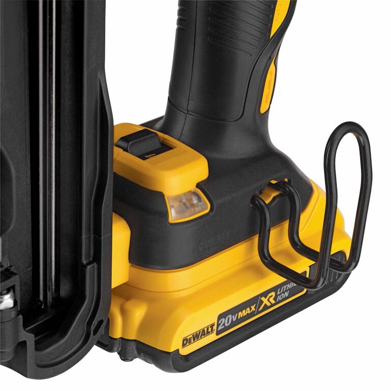 DEWALT 20-V Max XR Angled Finish Nailer Kit, 15-Gauge