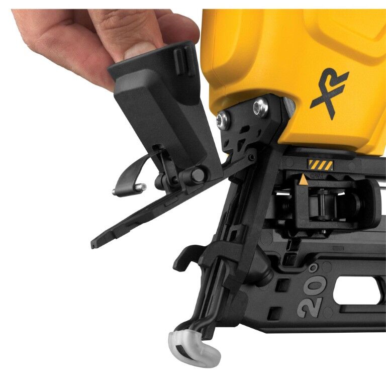 DEWALT 20-V Max XR Angled Finish Nailer Kit, 16-Gauge