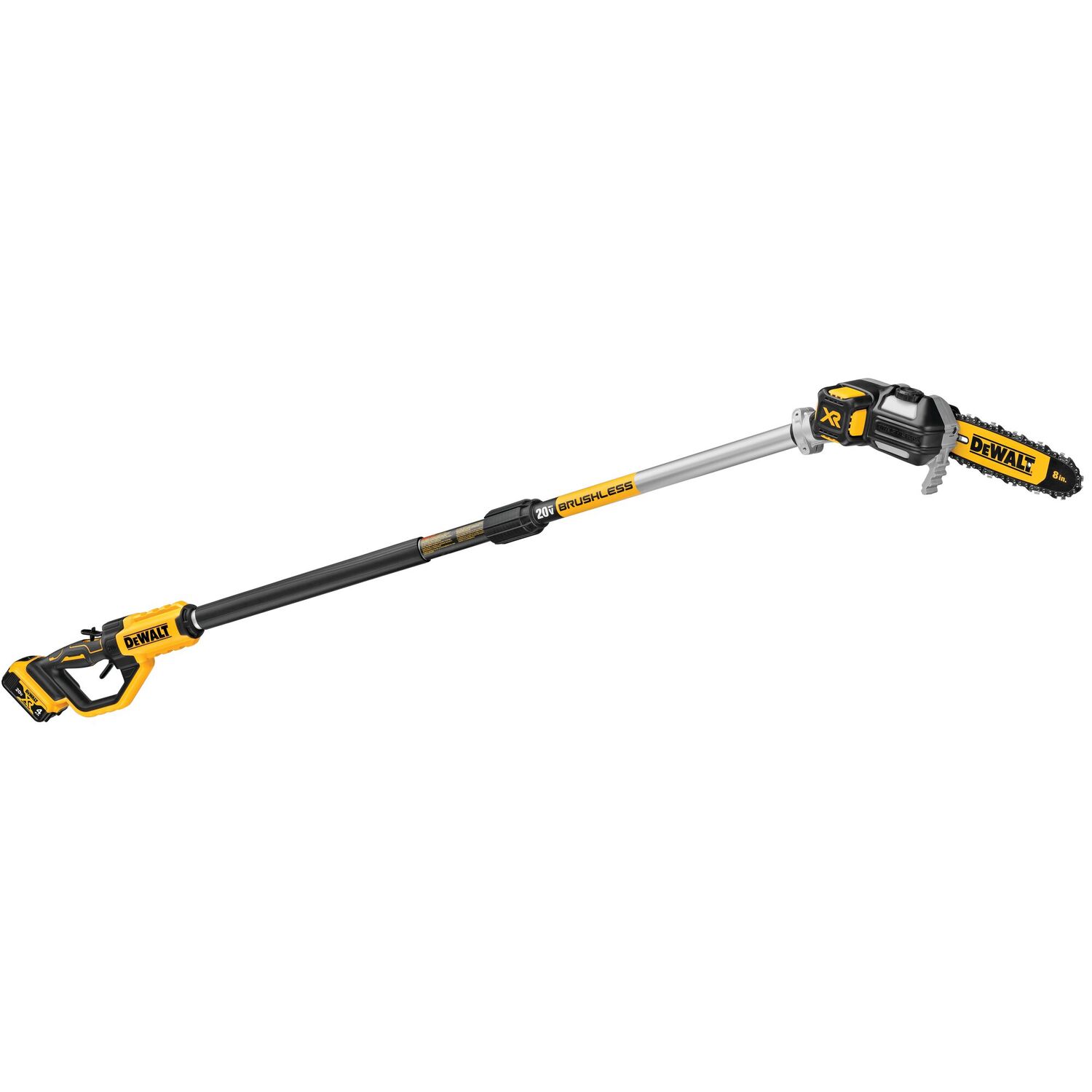 DEWALT 20-V Max XR 8 in. Battery Powered Brushless Pole Saw Kit