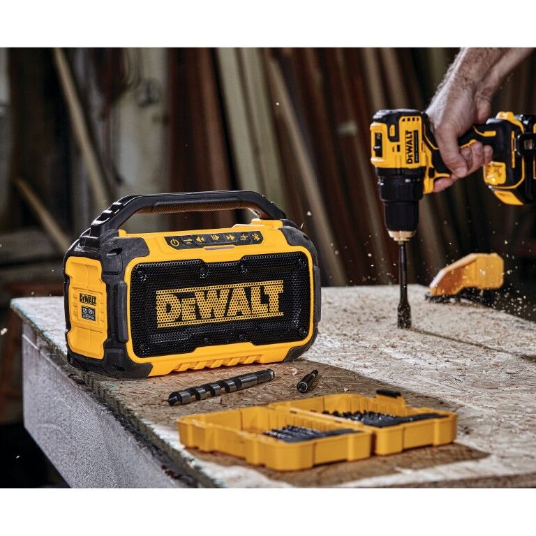 DEWALT 12-V Max/ 20-V Max Cordless/Corded Jobsite Bluetooth Speaker (Tool Only)