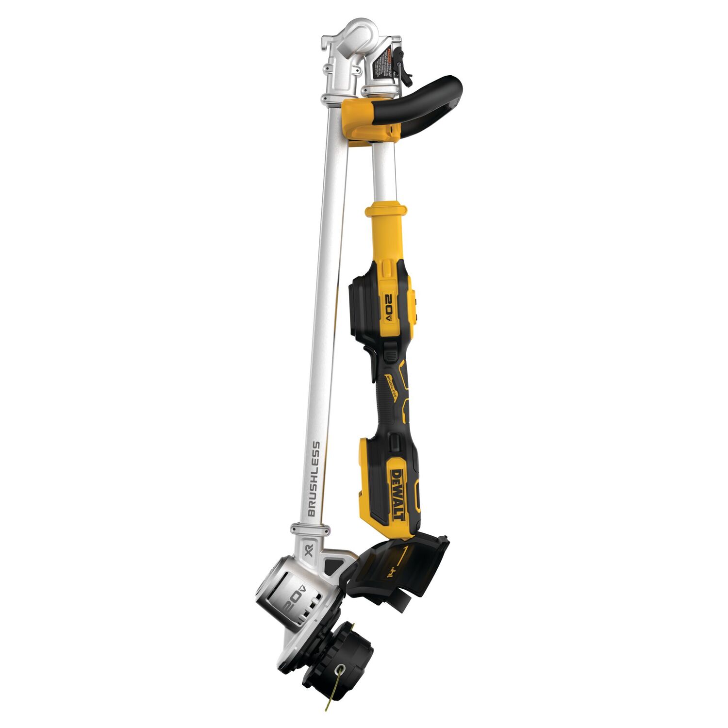 DEWALT 20-V Max Battery Powered Brushless Folding String Trimmer, 14 in. (Tool Only)