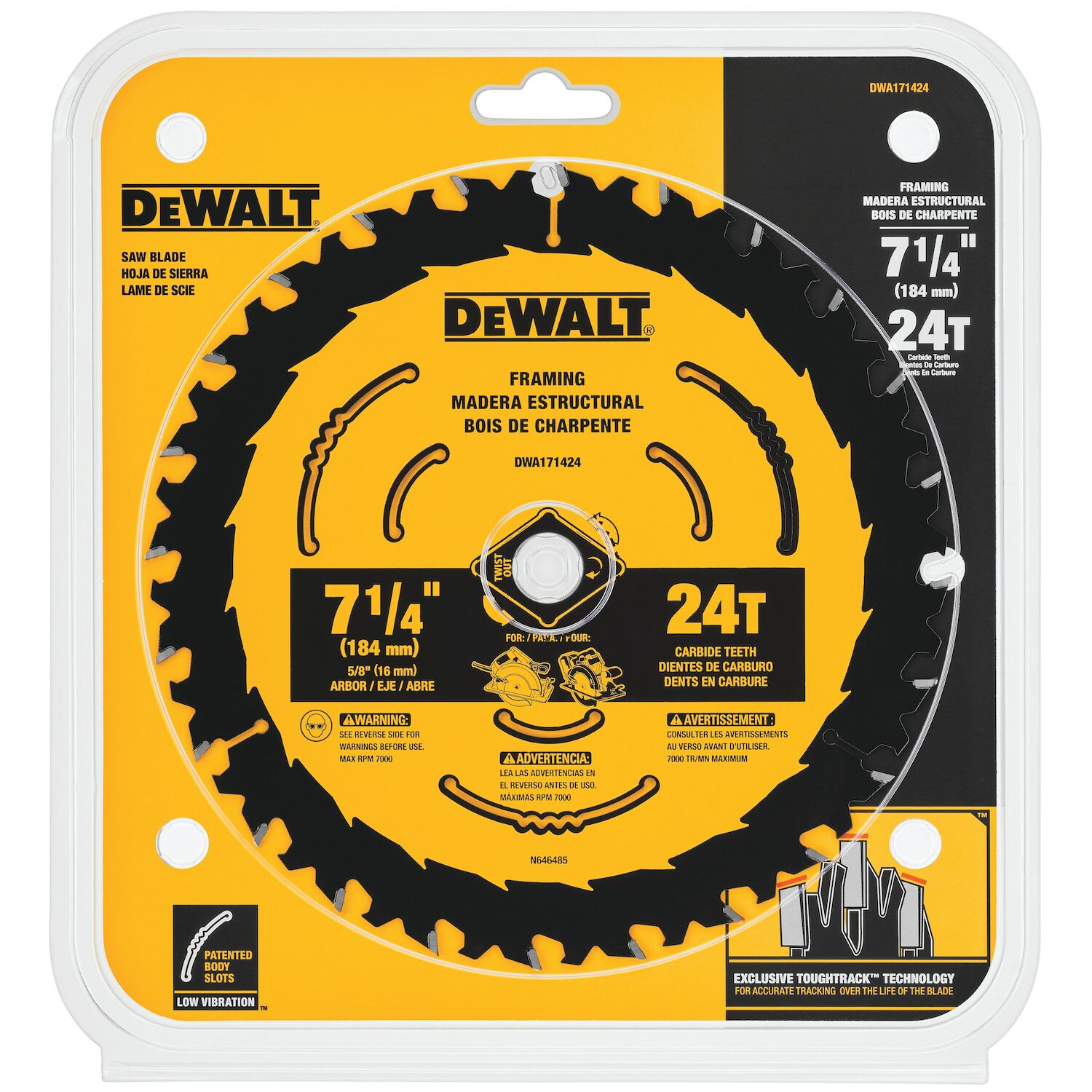 DeWALT 7-1/4-In 40T Circular Saw Blades, 10-Pk