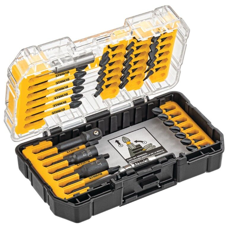 DEWALT FlexTorq Impact Ready Screwdriving Bit Set With ToughCase+, 40-Pc