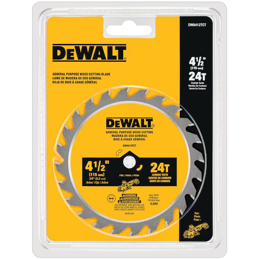 DEWALT Circular Saw Blade, 24-T, 4-1/2-In