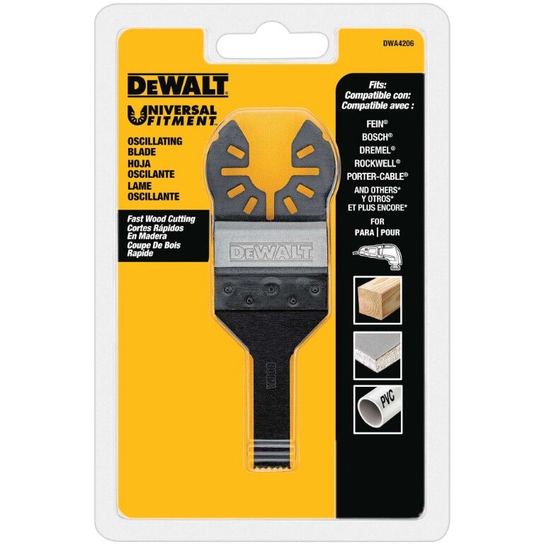 DEWALT Oscillating Fast Wood Detail Blade