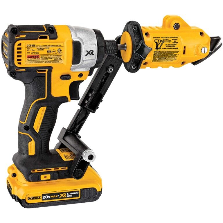 DEWALT Impact Ready 18 Gauge Shear Drill Attachment
