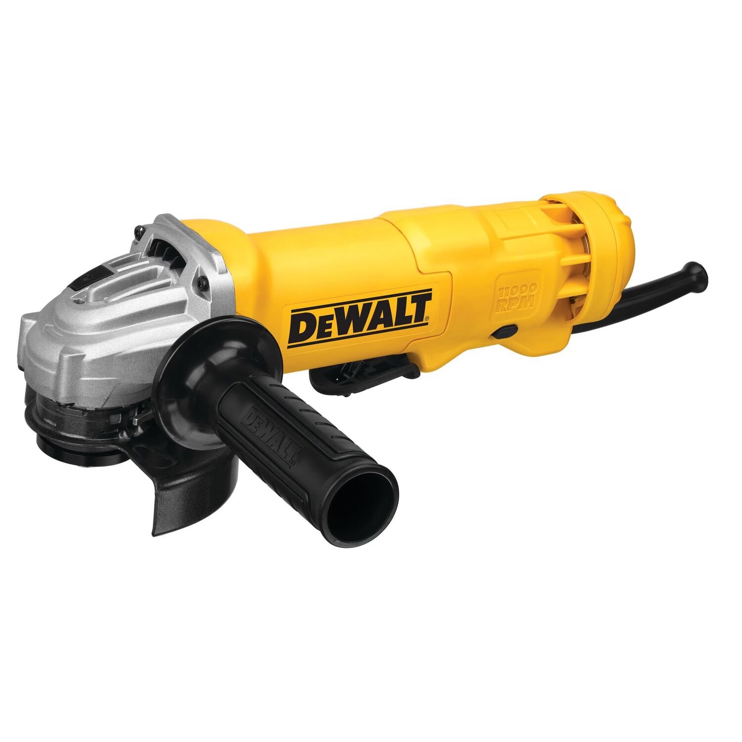 DEWALT Small One-Touch Guard Corded Angle Grinder, 4 1/2-In