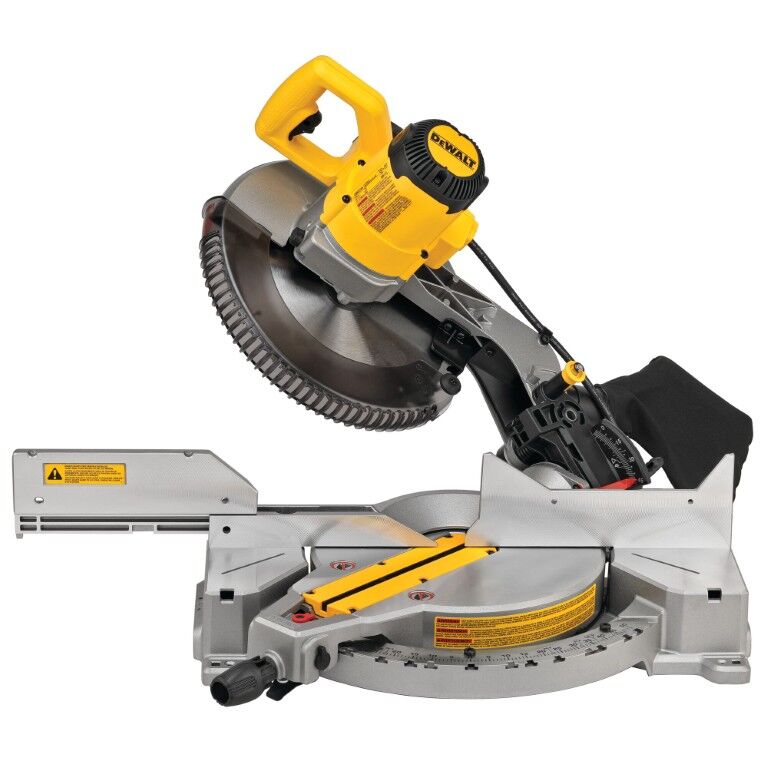 DEWALT Single-Bevel Compound Corded Miter Saw, 12-In