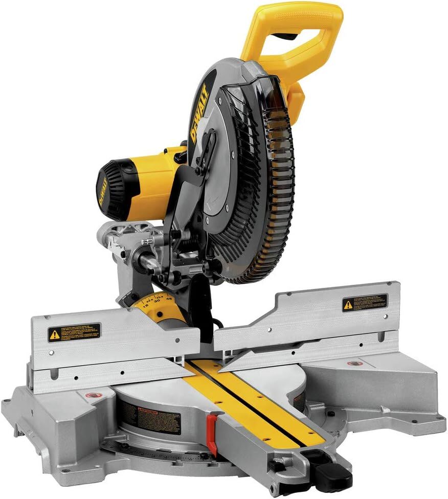 DEWALT 48° Double-Bevel Sliding Compound Corded Miter Saw, 12-In