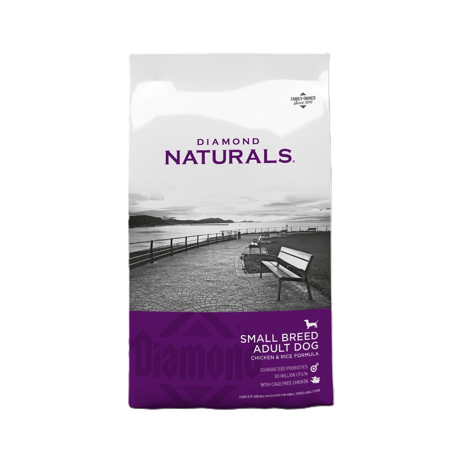 Diamond Naturals Small Breed Adult Dog Chicken & Rice Formula Dog Food, 18-Lb