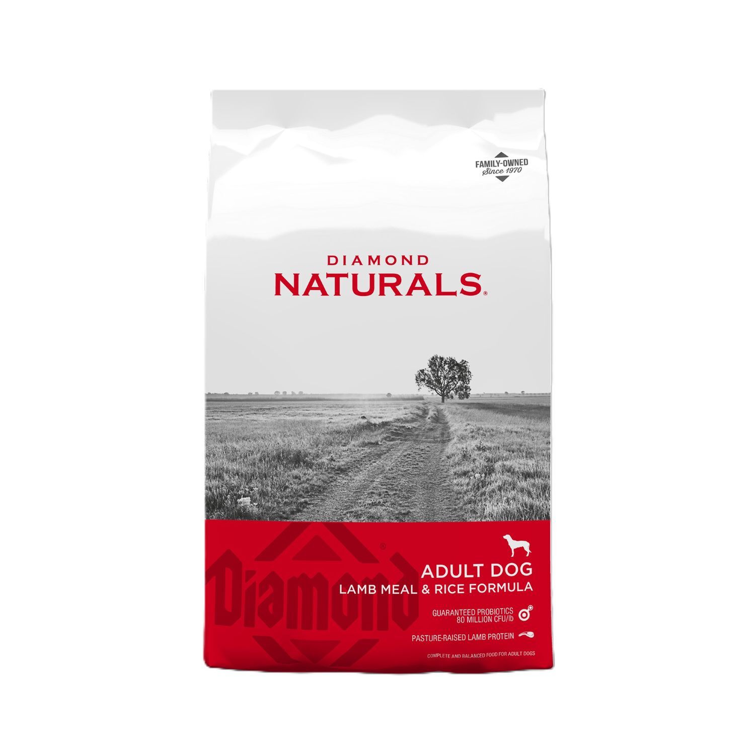 Diamond Naturals Adult Dog Lamb Meal & Rice Formula Dog Food, 20-Lb