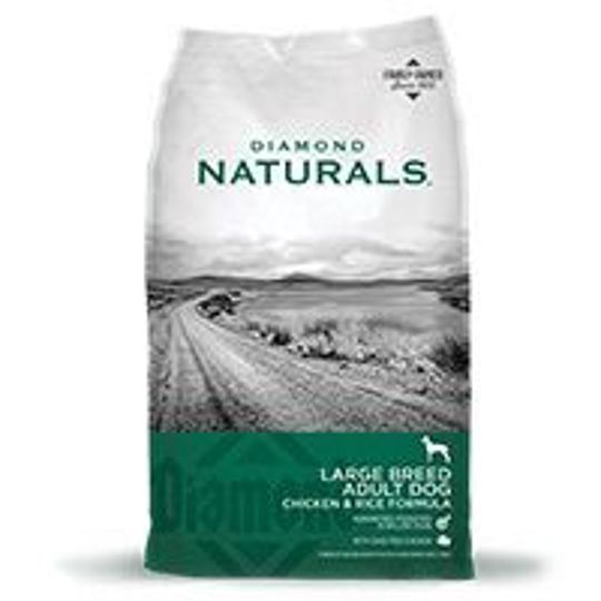 Diamond Naturals Large Breed Chicken and Rice Adult Dry Dog Food 40 Lb Bag