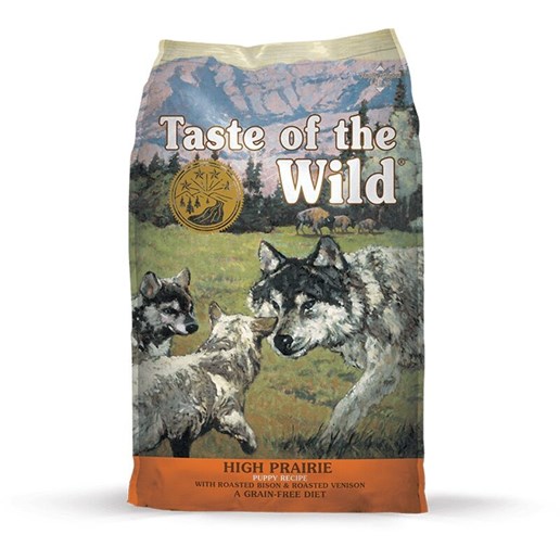 Taste of the Wild High Prairie Roasted Bison & Venison Puppy Dry Dog Food, 5-Lb Bag