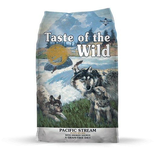 Taste of the Wild Pacific Stream Smoked Salmon Puppy Dry Dog Food, 28-Lb Bag
