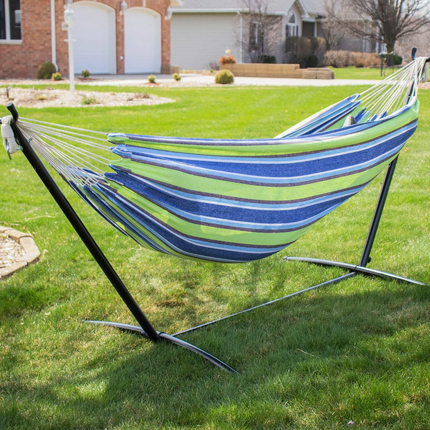Portable Double 2 Person Outdoor Hammock With Stand