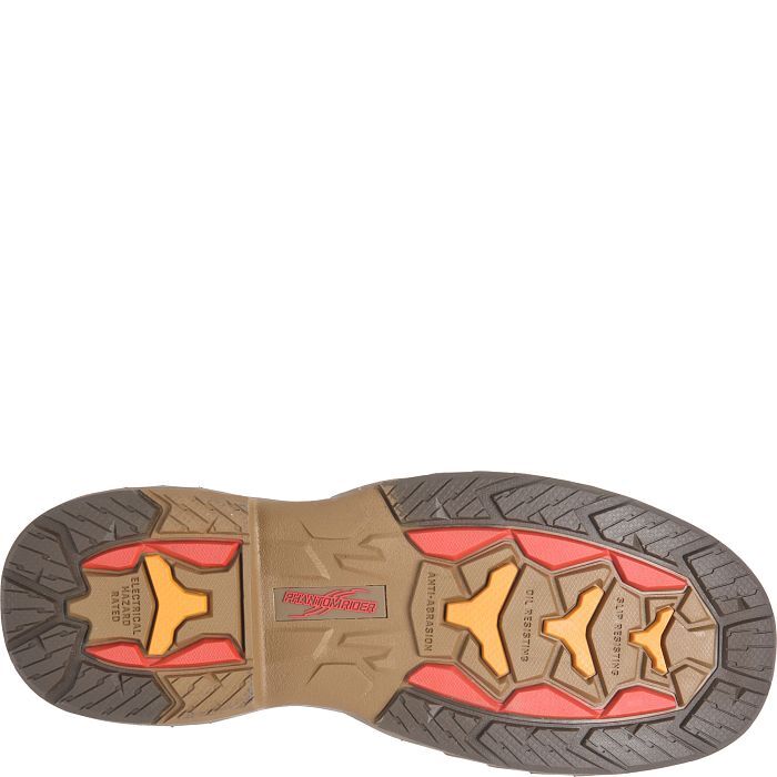 Double H Men's Raid Soft Toe Boot in Brown