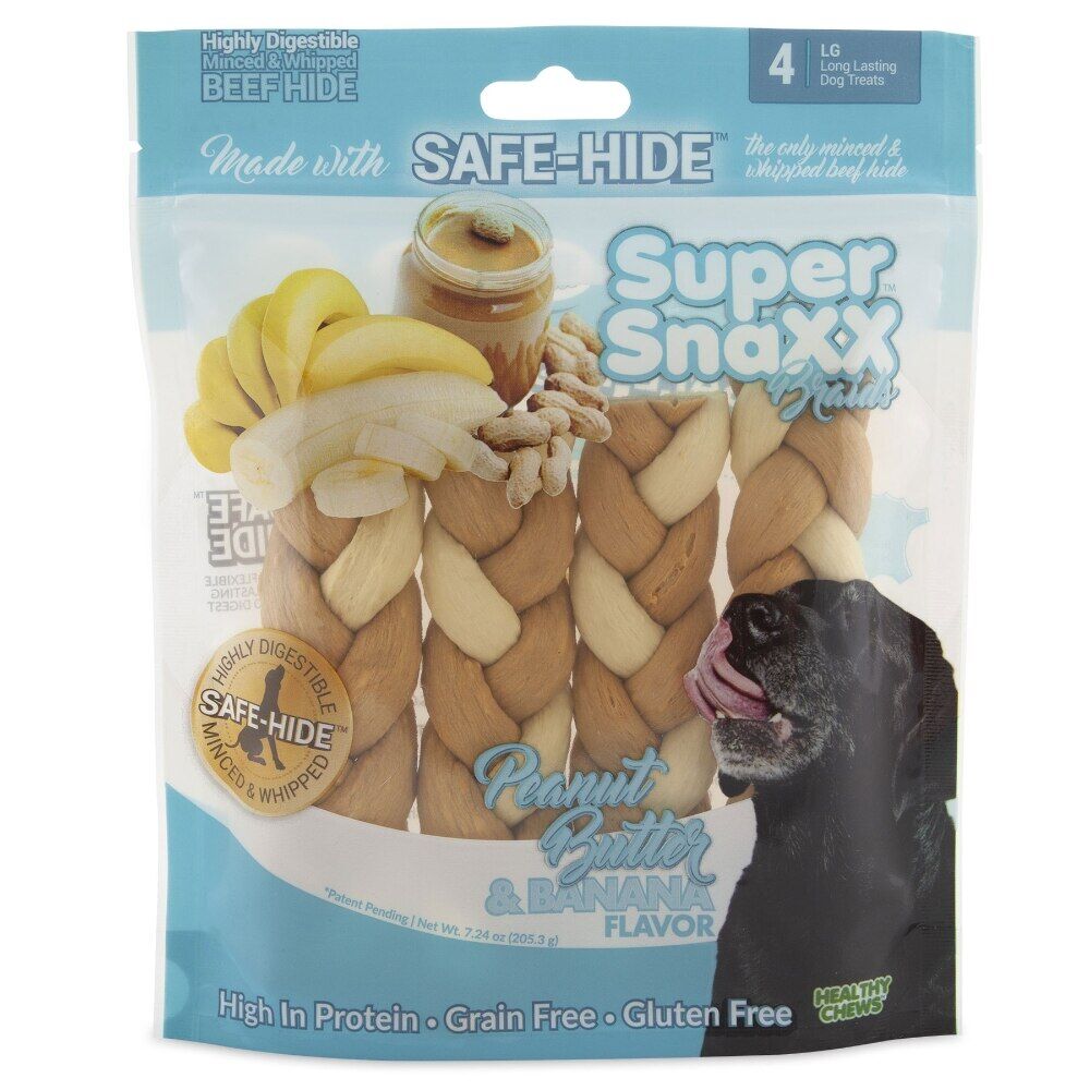 Super Snaxx Peanut Butter & Banana Braids