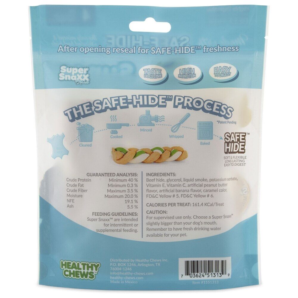 Super Snaxx Peanut Butter & Banana Braids