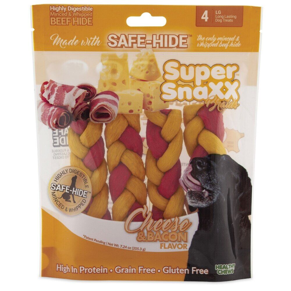 Super Snaxx Cheese & Bacon Braids