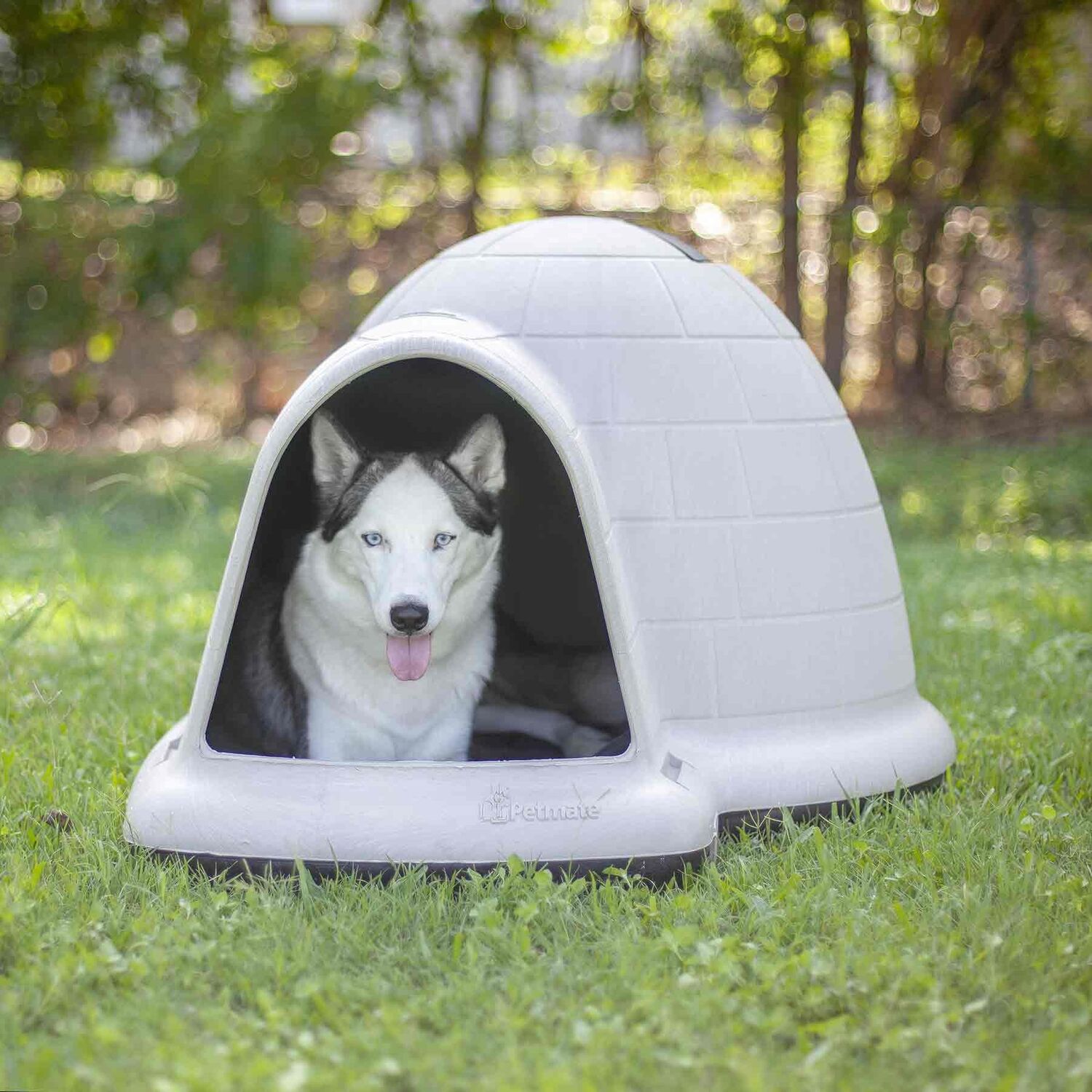 Petmate Medium Taupe Indigo Dog House