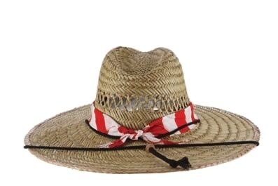 Dorfman Pacific Men's Patriot Straw Hat