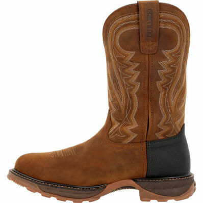 Durango Men's Maverick XP Steel Toe Waterproof Western Work Boot in Coyote Brown