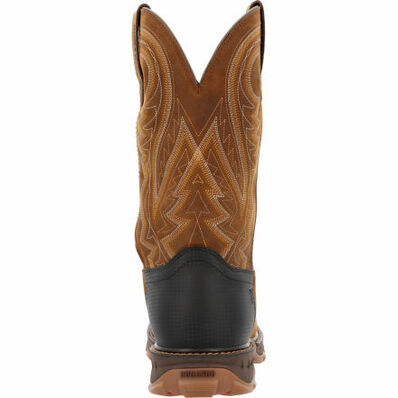 Durango Men's Maverick XP Steel Toe Waterproof Western Work Boot in Coyote Brown