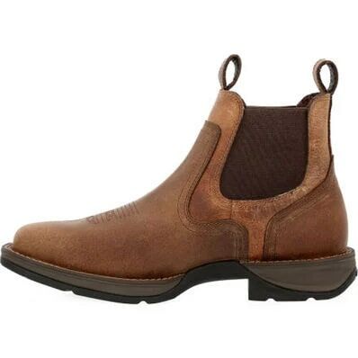 Durango Men's Red Dirt Rebel Square Toe Western Boot in Old Town Brown