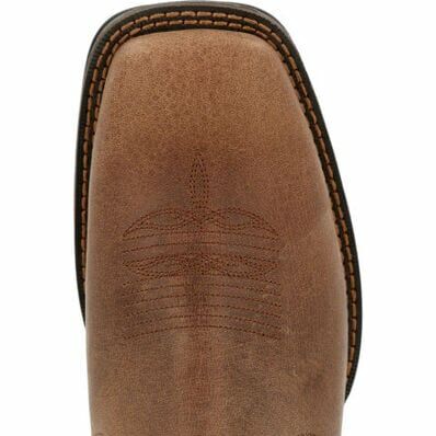 Durango Men's Red Dirt Rebel Square Toe Western Boot in Old Town Brown
