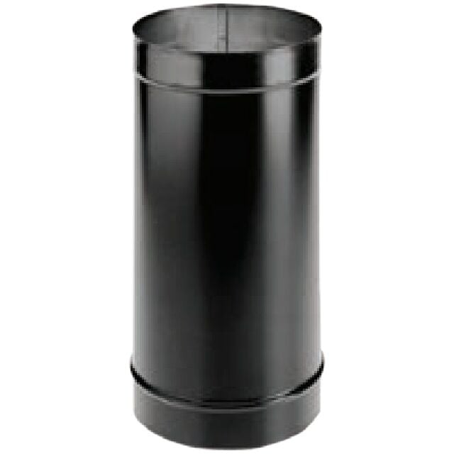 DuraVent DuraBlack Single-Wall Black Pipe, 6-In x 48-In