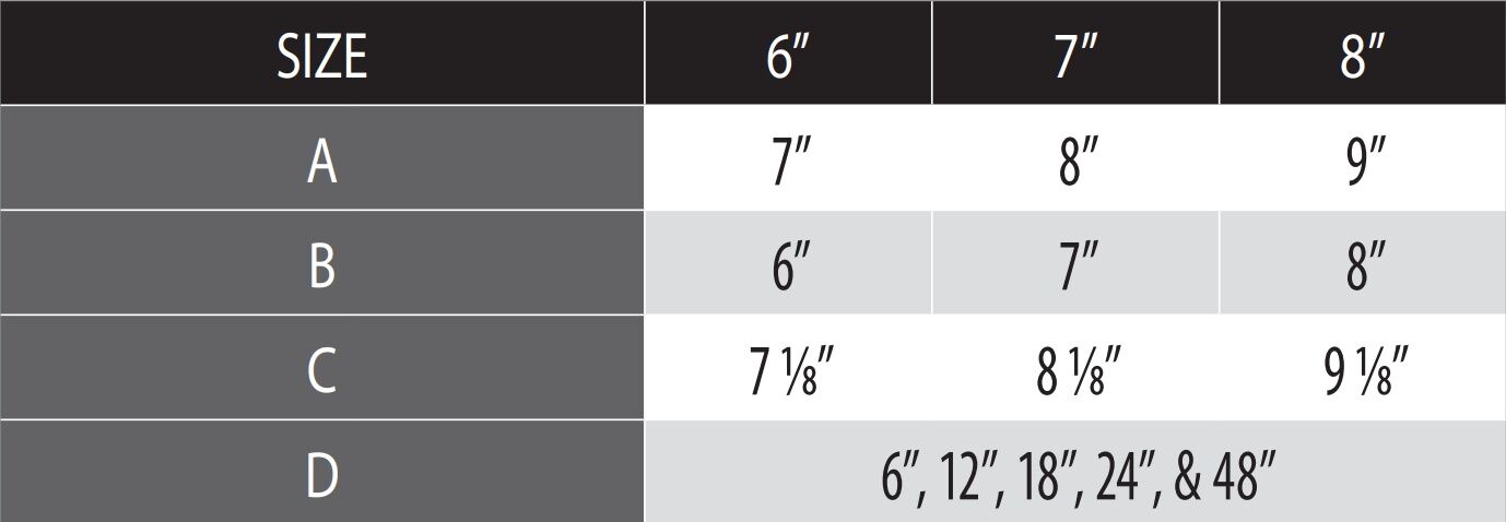 DuraVent DVL Double-Wall Black Pipe, 6-In x 18-In