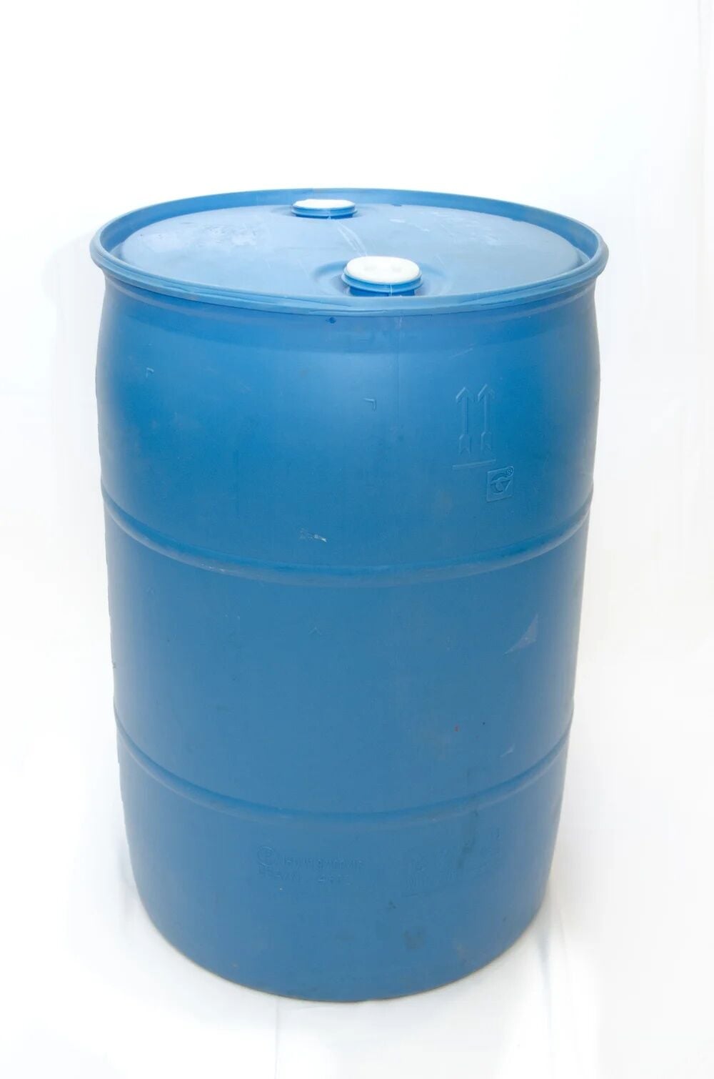 Eagle Peak Used Poly Bung Type Drum, 55 gal.