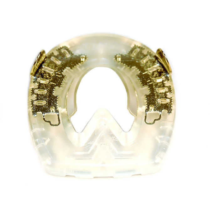 Easy Care EasyShoe Versa Size 130 Front Versa Grip Gold Nail-On Horse Shoe, 130-mm