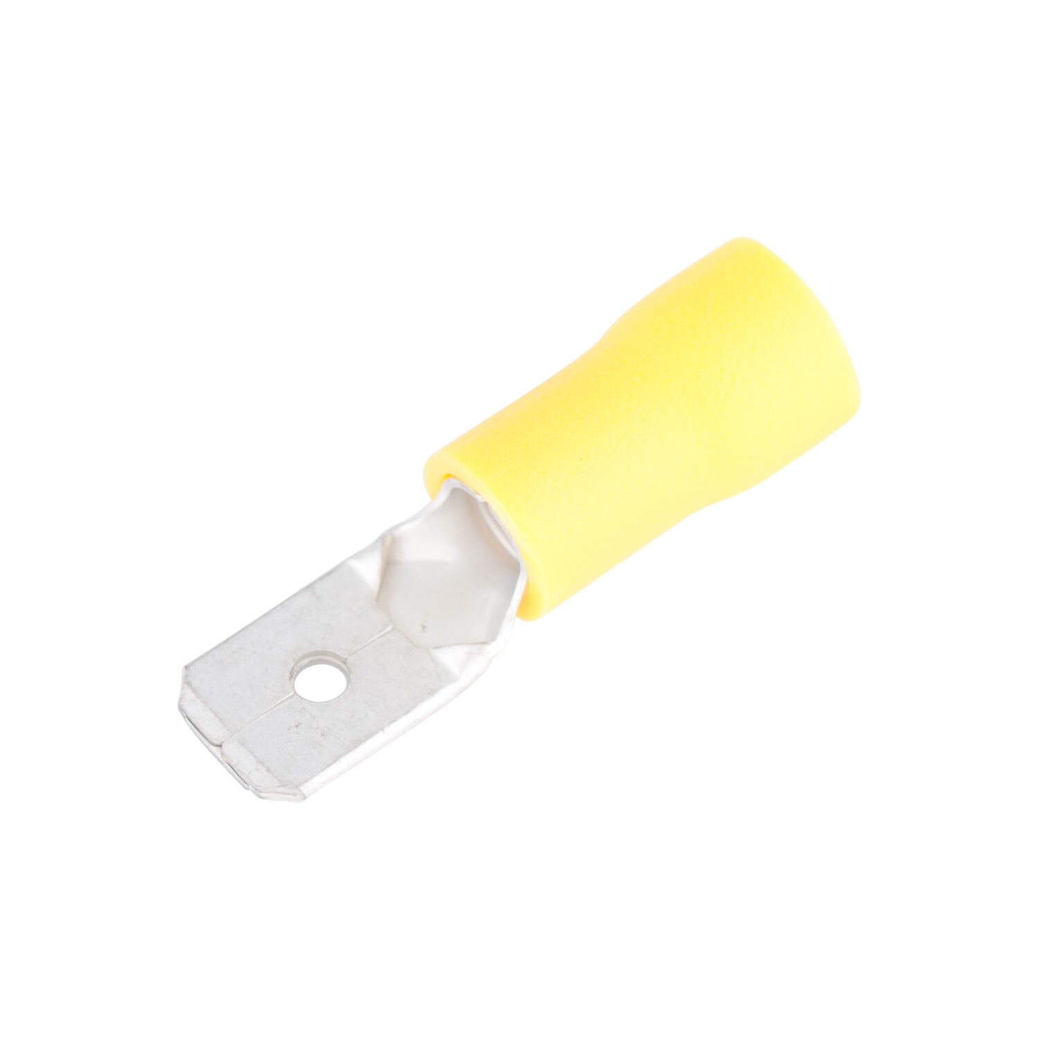 Gardner Bender Yellow Vinyl-Insulated Male Disconnect, 12-10 Gauge, 1/4-In