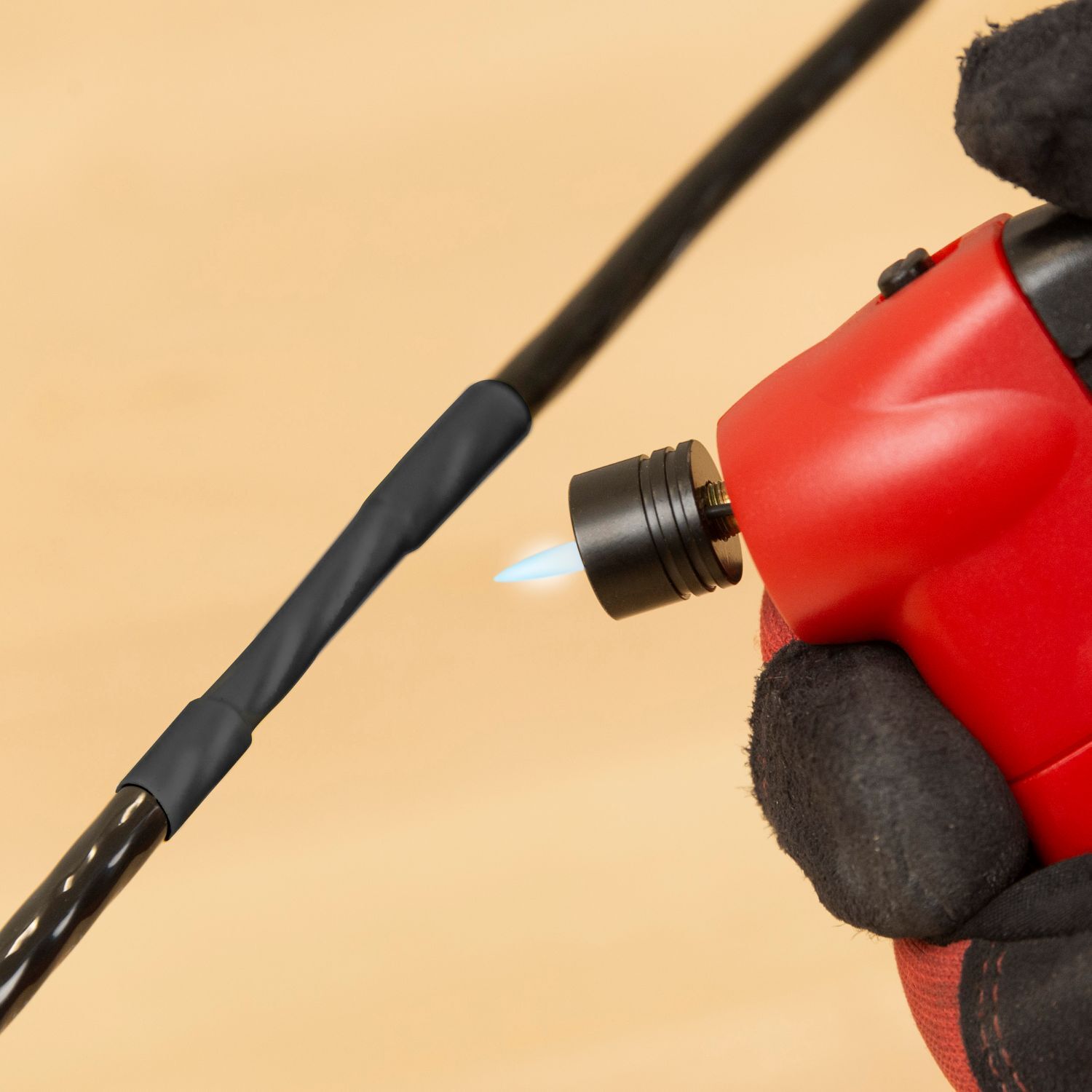 Gardner Bender Black Polyolefin Heat Shrink Tubing, 3/32-In, 8-Pk