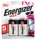 Energizer MAX 9V Batteries, 2-Pk