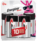 Energizer Max® D Batteries