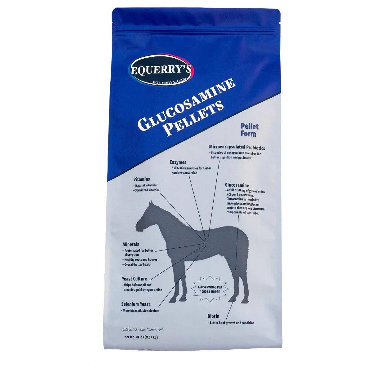Equerry's Glucosamine Pellet Equine Supplement, 20-Lb