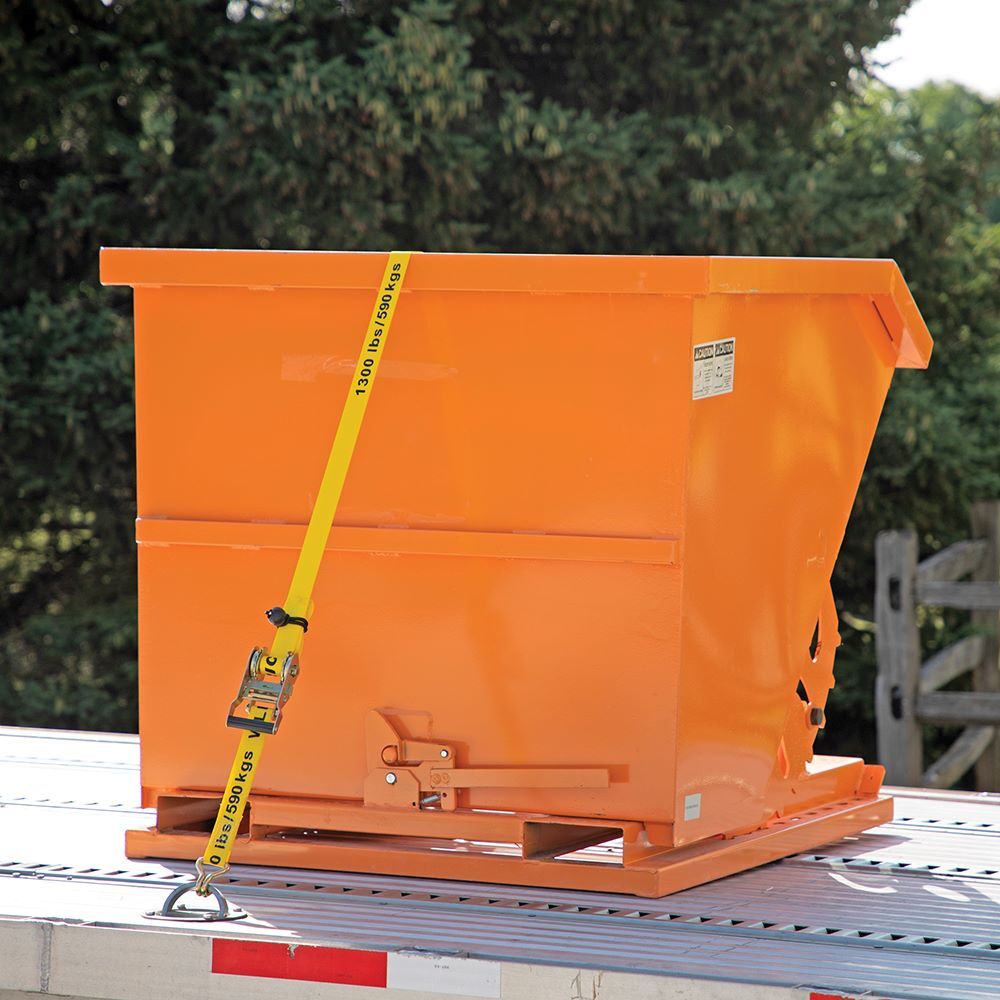 Erickson Self Tensioning Ratcheting Tie-Down with J-Hooks, 1-1/2-In x 15-Ft, 4000-Lb