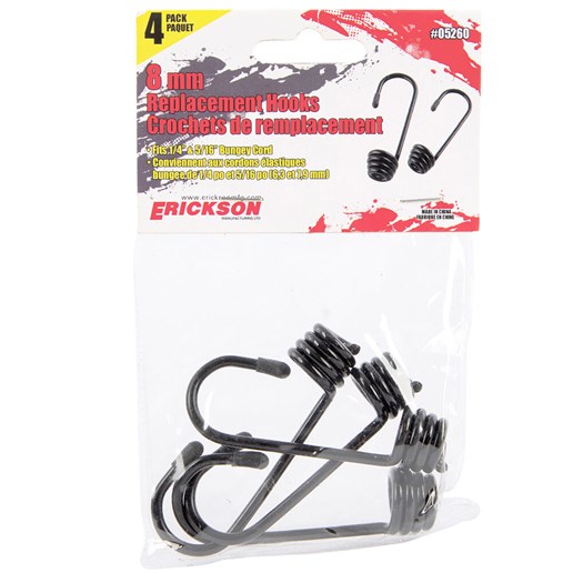 4 Pack 8Mm Replacement Hooks