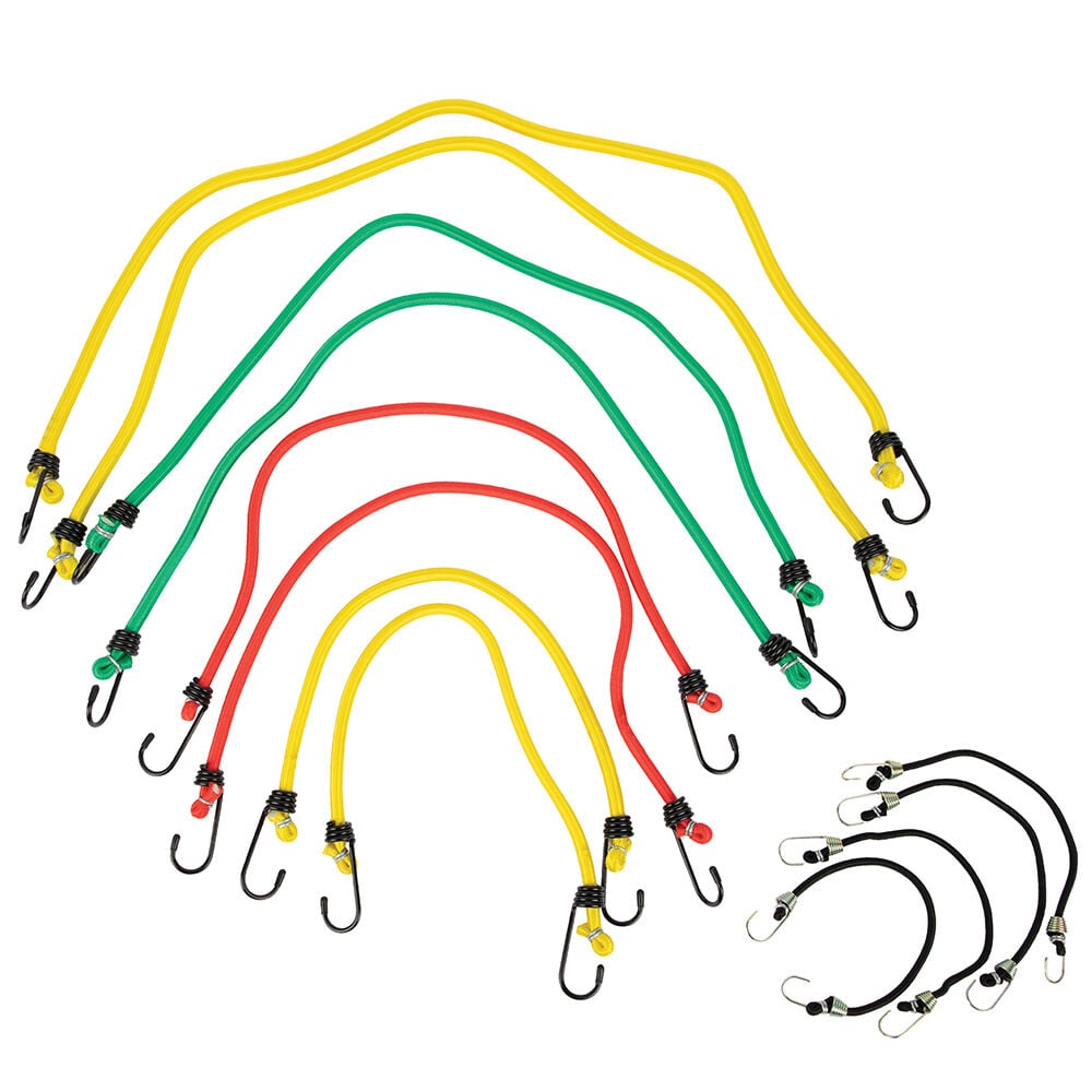 12 Pack Assorted Jar Of Bungey Cords