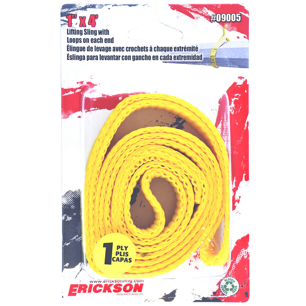 1″ X 4′ Eye Ends Lift Sling