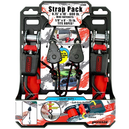 Mini Ratchet Strap Combo Pack