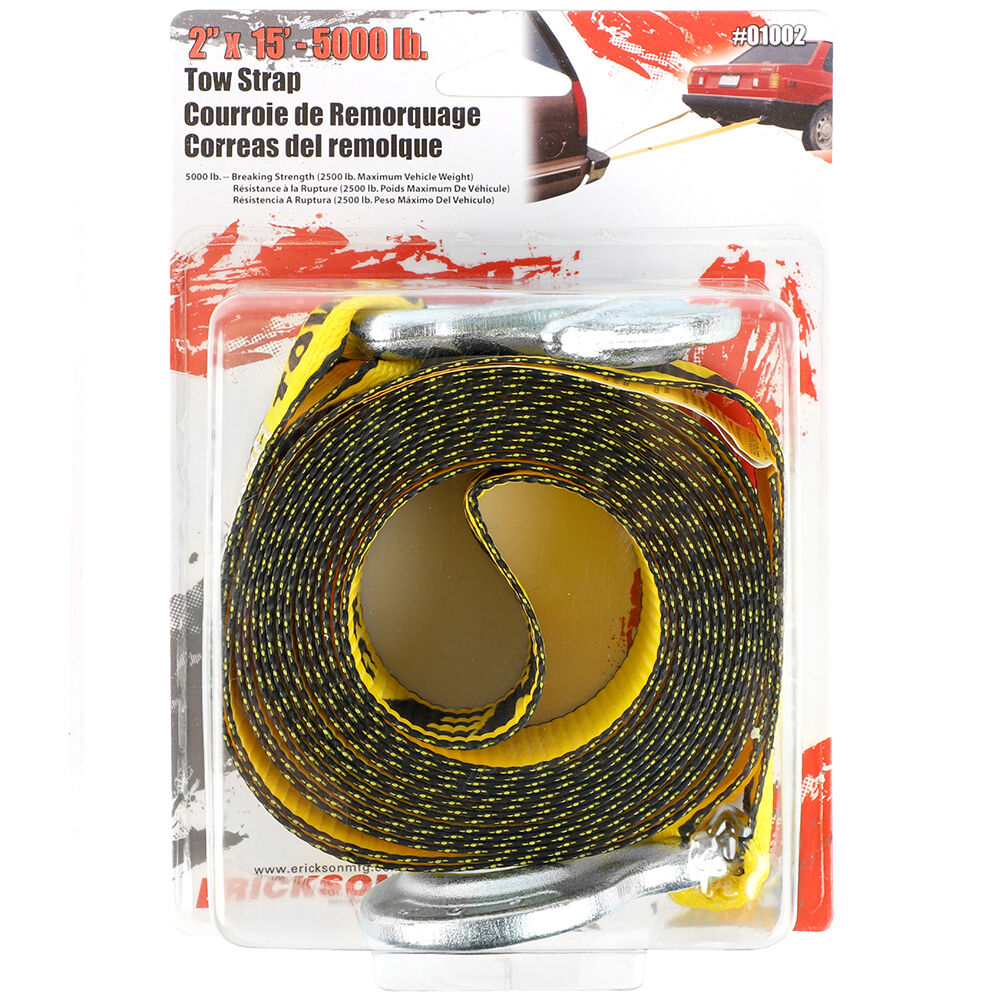 2″ X 15′ - 5000 Lb. Tow Strap