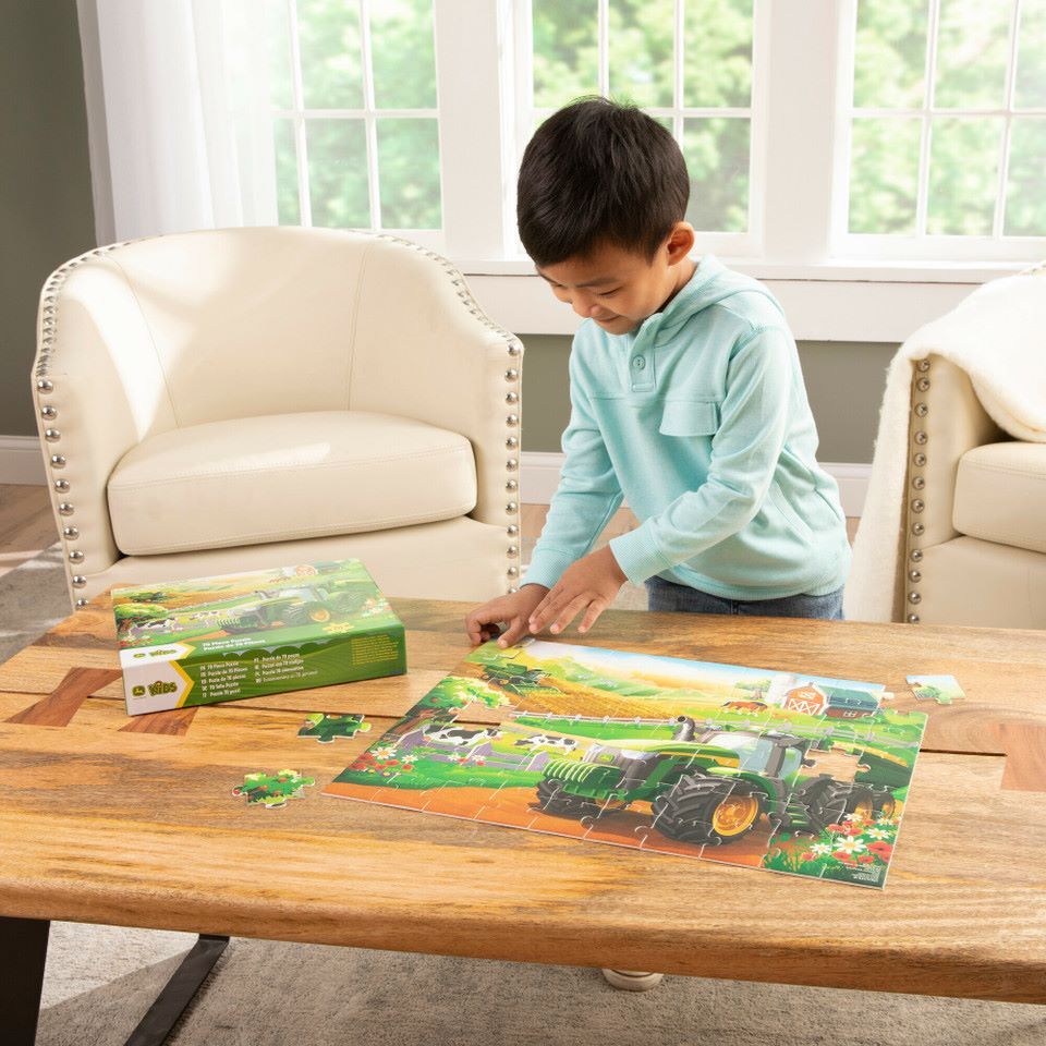 Tomy John Deere Kids Puzzle, 70-Pc 