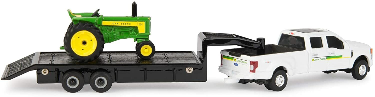 1:64 530 Tractor And Ford F350 Dually With 5Th Wheel Trailer